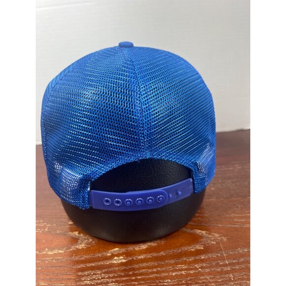 Vintage TK Valve Blue Snapback Trucker Hat Made In USA X3 - Picture 2 of 4